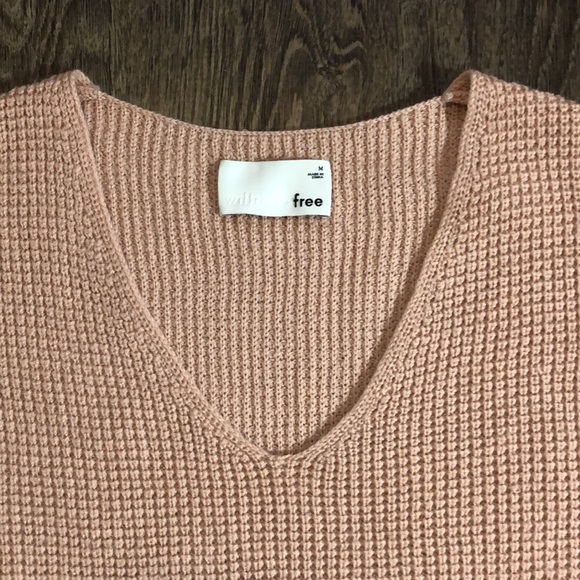Wilfred Free Blush Wolter Wool Knit Sweater. - Picture 5 of 13